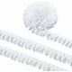 thumbnail image 1 of 10 yardas de cinta de satén con volantes, adornos de tela de 1-1/2 pulgadas de ancho, cinta de encaje plisado blanco con volantes, cinta de satén, cintas fruncidas, 1 of 6