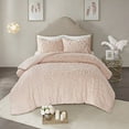 thumbnail image 1 of Laetitia Ensemble de Literie en Chenille de Coton 3 Pcs Blush Très Grand, 1 of 4
