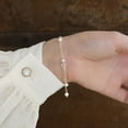 thumbnail image 6 of Freshwater Pearl Bracelet with S925 Silver Chain, Bridal Bridesmaid Wedding Gift, 6 of 7