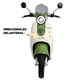 thumbnail image 5 of Bicimoto Eléctrica Cappuccino Verde BikeOn 1200W Autonomía 40 km Velocidad 40 km/h Estilo Retro, 5 of 8