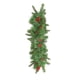 thumbnail image 1 of Guirnalda de pino perenne, vegetación artificial, guirnalda navideña, guirnalda de cedro natural de tacto real, decoración de pared para chimenea y mesa de comedor, decoración navideña, 1 of 6