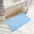 thumbnail image 4 of Bath Tub Shower Mat 27.5 x15.7 Inch, ZUEXT Non-Slip Bath Mat for Elderly & Kids, Machine Washable Bathtub Mat with Drain Holes, Suction Cups for Bathroom,Blue, 4 of 7