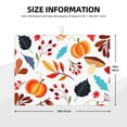 thumbnail image 2 of Fotbe Autumn Pumpkins Fall Leaves Alfombrilla de Secado para Cocina con Estampado, 18x24 Pulgadas, 2 of 7