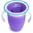 thumbnail image 3 of Copa de Entrenamiento Munchkin Miracle 360 Rosa y Violeta 7 oz 2 cuentas, 3 of 4