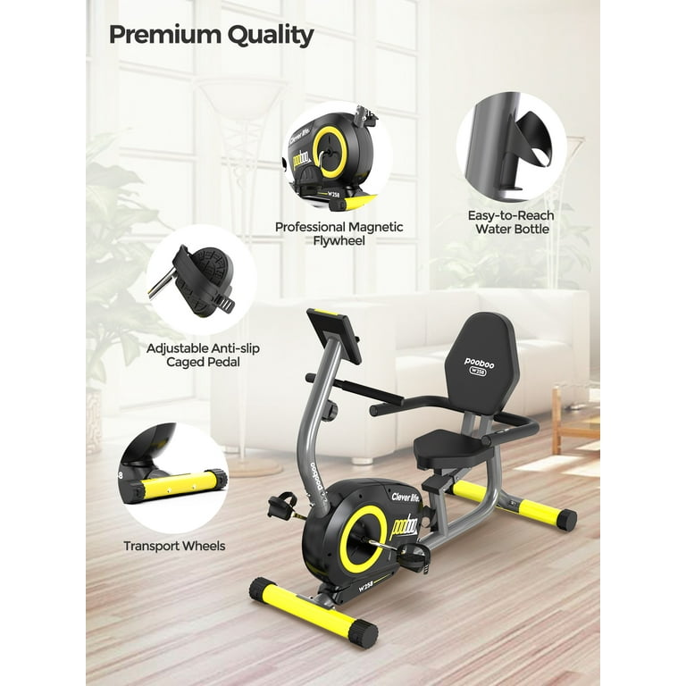 Pooboo recumbent bike reviews outlet