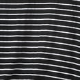 thumbnail image 6 of Women's Striped Two Piece Set, Short Sleeve Top Wide Leg Pants Set, Black and White Stripe Summer Outfits for Women, Casual Lounge Set, Vacation and Maternity Outfits-Black, 6 of 6