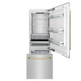 thumbnail image 3 of ZLINE KITCHEN AND BATH RBIVZ30430G bottom freezer built in refrigerator, 3 of 4
