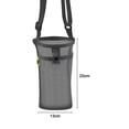 thumbnail image 5 of YIFAEUX Water Bottle Bag with Strap Mesh Water Bottle Holder Crossbody Sling Bag Adjustable Water Bottle Carrier for Walking Sports Hiking Camping, 5 of 7