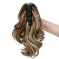thumbnail image 3 of Extension de Cheveux Queue de Cheval Courte et Bouclée à Clip, Extension de Cheveux Synthétiques Mignonne à Clip, 3 of 6