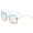 Blue, variant on Rimless Square Sunglasses for Men Women, Ultra Light No Frame Sun Glasses, UV Protection Clear Vision Shades for Everyday Use, Blue, One Size