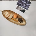 thumbnail image 1 of Nordic Decorative Tray Gold Leaves Shape Serving Tray Jewelry Pallet Fruit Snack Dish Table Storage Organizer (Small), 1 of 5