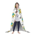 thumbnail image 3 of Honeii Dinosaur on Excavator Print Poncho Cape, Cloak Coat, Snuggly Hooded Wearable Blanket, Hooded Cape For Teenagers,Halloween Costumes-Large, 3 of 7