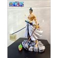 thumbnail image 4 of Figuras de anime de One Piece Roronoa Zoro Gk Double Knives Flow de 26 cm, estatua de PVC, modelo de muñeca, adorno decorativo, regalo de cumpleaños, 4 of 5