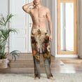 thumbnail image 2 of Honiee Bucket Flower Cow for men - a sleek fusion of Straight Pajama Pants, versatile Lounge Pants, and cozy Sleepwear, all rolled into one-Medium, 2 of 6