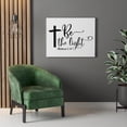 thumbnail image 3 of Scripture Walls  Be The Light Matthew 5:14 Cross Bible Verse Canvas Christian Wall Art Ready to Hang Unframed, 3 of 12