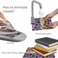 thumbnail image 4 of Placemats 1 Pack, Purple Brown Woven Placemat, Linen Place Mats for Kitchen/Dining Tables, Rustic Farmhouse Dog Paw Vintage Washable Table Mats for Party, 4 of 8