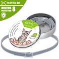 thumbnail image 1 of Dewel-Collar antipulgas y garrapatas para perro, accesorio para mascotas, resistente al agua, 8 meses de protección, repele Mosquitos,0020-S, Fivean Collar antimosquitos para mascotas, 1 of 2