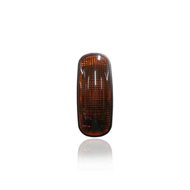 Side Marker Light Reflector - Compatible/Replacement for '02-08 Dodge Ram Pickup 1500, 03-09 2500/3500 - Rear, Amber - Universal Side - 55077459AA