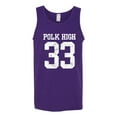 thumbnail image 2 of Wild Bobby, Polk High Bundy 33 Married with Children Fan, Pop Culture, Men Graphic Tank Top, Purple, XX-Large, 2 of 4