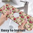 thumbnail image 6 of Sikiie Tulips Flowers Splash Guard for Sink Faucet-1 PC Super Absorbent Fast Drying Mat Sink Gadgets-Splash Guard for Kitchen, Sink Mat, 6 of 7