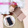 thumbnail image 2 of Cross Body Mobile Phone Bag Touching Screen Clear Window Mini Purse Cell Phone Bag Pouch New, 2 of 10