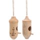 thumbnail image 5 of 2 casas de madera para colibríes, nidos para pájaros, decoración de jardín exterior, 5 of 7