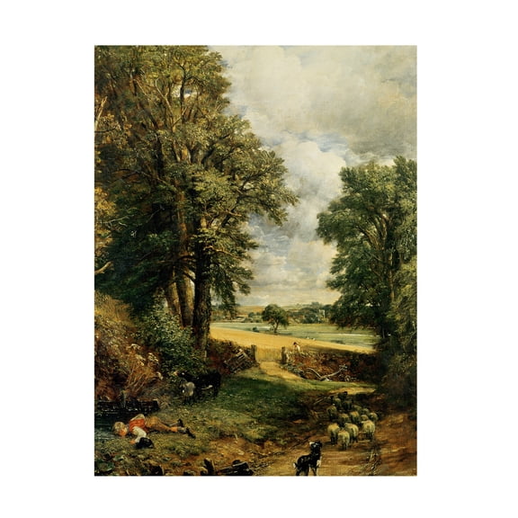 Trademark Fine Art John Constable The Cornfield Canvas Wall Art - 18x24