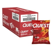 Quest Tortilla Style Protein Chip, Pizza Flavor, Baked, 8 Count