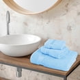 thumbnail image 4 of Juego de Toallas de Lujo de 3 Piezas de Lino Suave Innotech, 1 Toalla de Baño, 1 Toalla de Manos y 1 Toalla de Cara, Toallas 100 % Algodón para Baño, 4 of 6