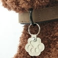 thumbnail image 4 of Leather Keychain, Creative Pet Hair Memorial Holder Paw Print Key Ring with Clip, Cute Leather Pendant Accessory for Keys Bags Backpacks, Pet Keepsake Souvenir Gift for Owners, 4 of 5