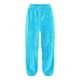 thumbnail image 4 of Puntoco Moda Casual Mujer Sólido Span Cintura alta Mantener caliente Pantalones largos Pantalones largos Leggings Puntoco Puntoco-2488, 4 of 5