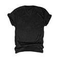 thumbnail image 7 of MIXUE Boho Tops For Women Summer Solid Color V Neck Cap Sleeve Loose Fit Casual Shirts For Women T Shirts Holiday Wear,Black,XXXXXL, 7 of 7