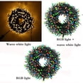 thumbnail image 3 of Cadena de luces navideñas que cambian de color para interiores y exteriores, luces de hadas multicolores blancas cálidas de 34 pies, conectables de extremo a extremo, luces impermeables para árboles d Feliz Sencillez, 3 of 5