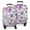 Purple Gothic Cat, variant on Purple Gothic Bat Pattern Luggage Cover Fashion Suitcase Cover Baggage Covers Fit 25-28 Inch Luggage (Go Travel)