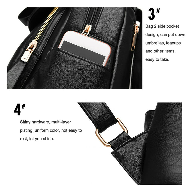 1pc Geometric Pattern Pu Material Zipper Closure Casual Handbag