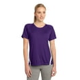 thumbnail image 1 of Camiseta SPORT-TEK Colorblock PosiCharge Competitor para mujer, XXL, morado/blanco deporte-tek LST351, 1 of 1