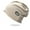 Beige, variant on IDALL Beanie Skull Cap All-match Thin Patched Toe Cap Hood Cap Knitted Hat Net Red Pile Hat Hats for Men Beige One Size