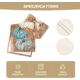 thumbnail image 5 of SM-XLHN Orange Polka Dot Pumpkin Eucalyptus Wood Fall Table Runner, Seasonal Autumn Kitchen Dining Table Decoration for Home Party Decor 13x72 Inch, 5 of 6
