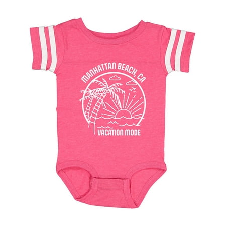 

Inktastic Summer Vacation Mode Manhattan Beach California Gift Baby Boy or Baby Girl Bodysuit