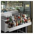thumbnail image 2 of 42-inch Double Tier Speed Rail - Stainless Steel Liquor Bottle Holder for Bars & Restaurants, Heavy Duty 2-Level Bar Organizer Rack, Commercial Kitchen Equipment, 2 of 7