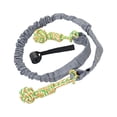 thumbnail image 1 of GROWTH TANK Dog Rope Toy Dog Bungee Hanging Toy Puppy Playing Bite Resistant Dog Tug Gray, 1 of 9