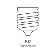 Better Homes & Gardens B10 Vintage LED Light Bulb, 40 watts Soft White Porcelain, E12, Dim, 4 Pack