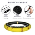 thumbnail image 5 of Universal 15 Inch Softball Baseball Elastic Stretch Neoprene Steering Wheel Cover For Car Truck Suv, 5 of 6