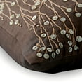 thumbnail image 2 of Cushion Covers For Couch, Brown Pillow Covers With Zipper 16x16 inch (40x40 cm), Linen Decorative Pillowcase, Nature & Floral, Tree, Mother Of Pearl, Contemporary - Nature Trail, 2 of 3