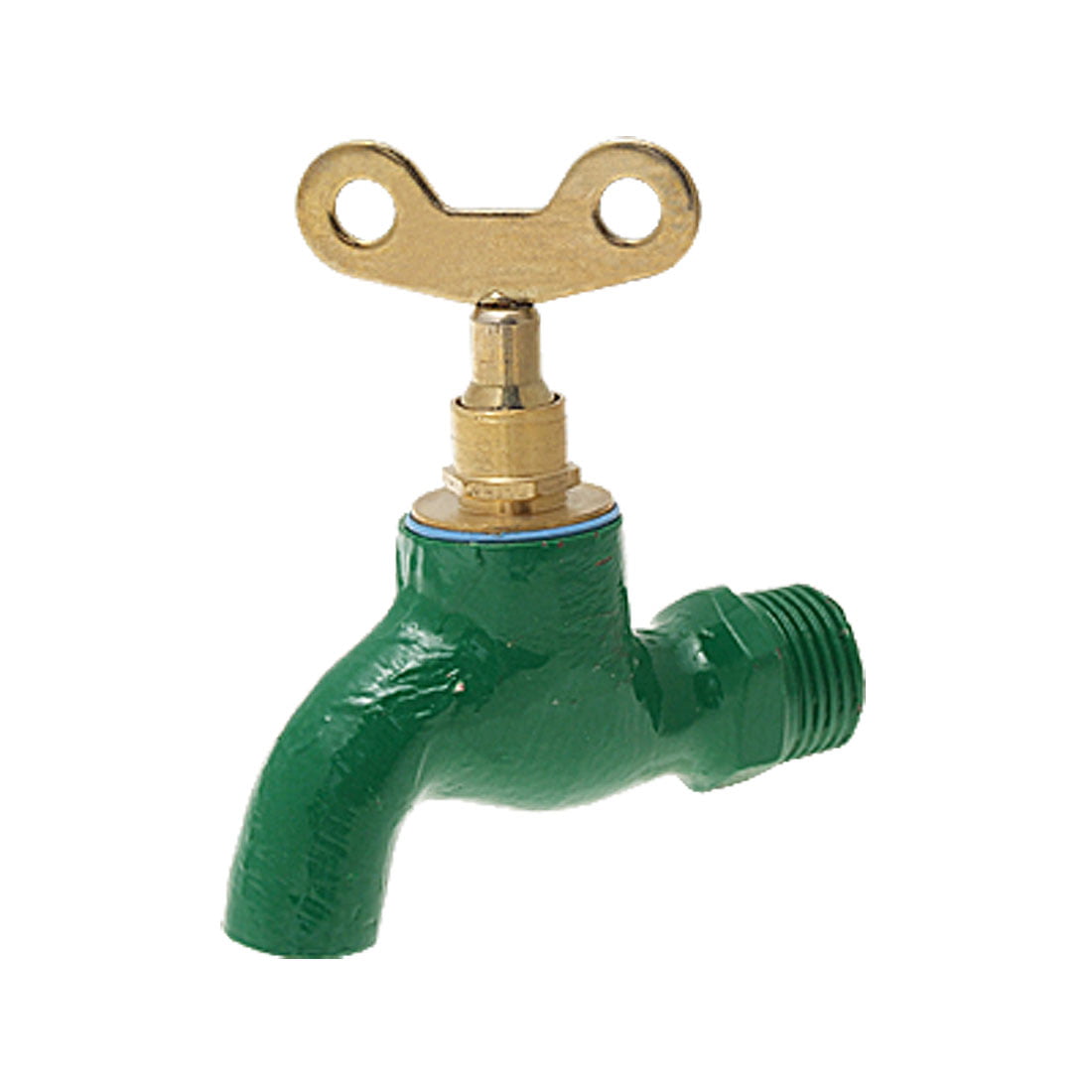 Unique Bargains Water Faucet Green Home Kitchen Metal Tap With