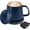 Navy Blue, variant on Smart-Warming Ceramic Coffee Cup, 4H Temperature Control with Auto Shut Off, 15W Wireless Charger Coaster, Hot Beverage Warmer with Splash-Proof Lid, 380ml/12.8 fl oz (Orange)