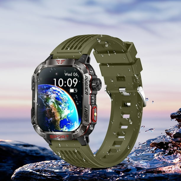 Descuentos Relámpago, Reloj inteligente HT29 para deportes al aire libre, lámpara LED, lámpara de detección de billetes, pulsera de presión barométrica y altitud Akmoler
