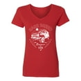 thumbnail image 2 of Wild Bobby Rare Breed Ford Bronco Women Standard V-Neck Tee, 2 of 6
