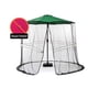 thumbnail image 4 of Mosquitera de sombrilla de patio | Puerta de doble cremallera de malla de poliéster | Ajustable de 7-10 pies de diámetro, se adapta a la mayoría de los paraguas del mercado, en voladizo, desplazados, 4 of 4