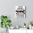 thumbnail image 6 of Jiu Jitsu Saves Lives Canvas Wall Art, 6 of 20